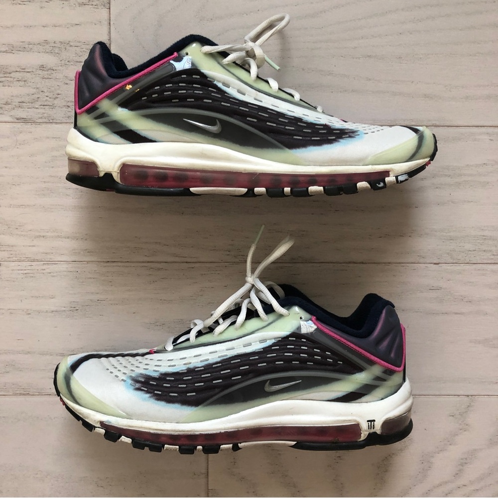 Nike air max deluxe low enamel green men’s shoes size 10